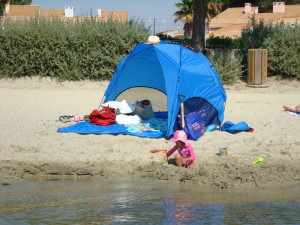 Suntents and sunsuits offer great protection against the sun