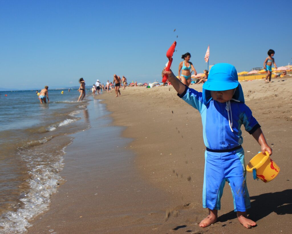 Child sunsuits are perfect for sun protection